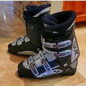 Nordica Black and Gray Ski Boots